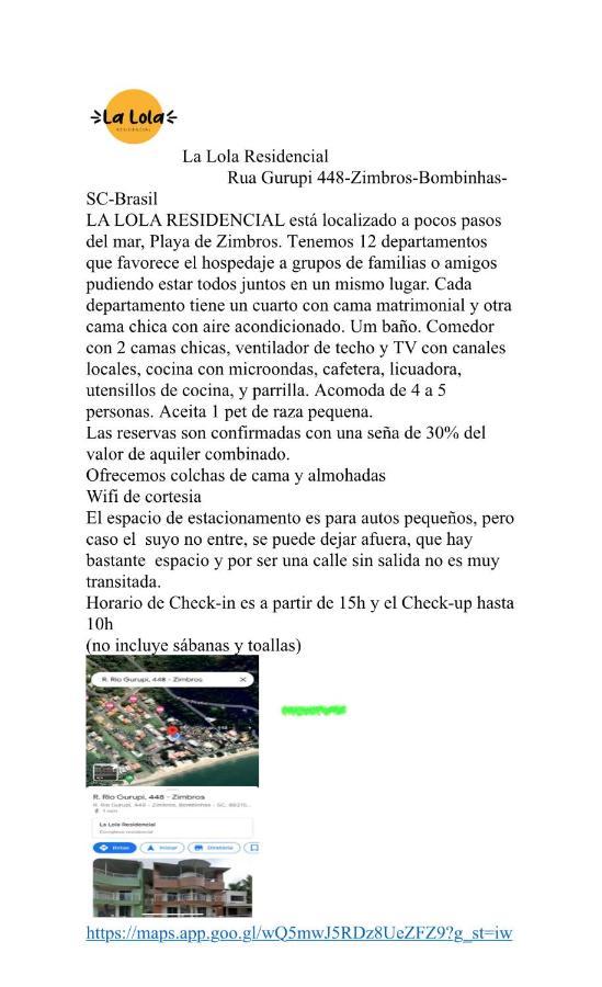 La Lola Residencial Appartement Bombinhas Buitenkant foto